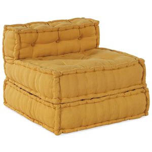 vidaXL Unitatea de sofa modulară galben 70x70x54 țesătură