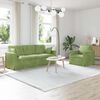 vidaXL Set de canapea 2 pcs Verde deschis 198 x 78 x 80 cm Catifea