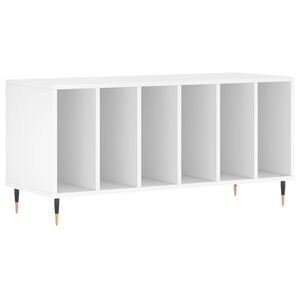 vidaXL Comodă discuri, alb, 100x38x48 cm, lemn prelucrat