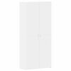 vidaXL Dulap pentru pantofi 80 x 35.5 x 180 cm Lemn prelucrat Alb
