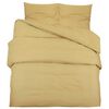 vidaXL Set cu husă de pilotă, gri taupe, 135x200 cm, microfibră