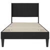 vidaXL Cadru de pat cu headboard Negru 80 x 200 cm Catifea