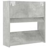 vidaXL Pantofare de perete, 2 buc., gri beton, 60x18x60 cm, PAL