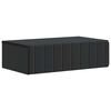 vidaXL Masă laterală montată pe perete Negru 59 x 34,5 x 17 cm