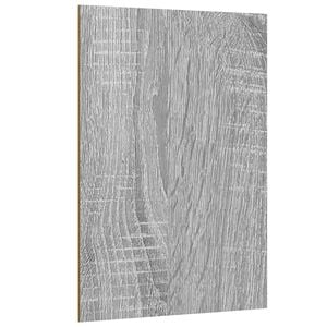 vidaXL Panouri de decor 12 buc. Gri Sonoma 15 x 21 x 0.27 cm