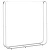 vidaXL Suport pentru lemne de foc 150x25x150 cm Oțel galvanizat