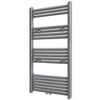 Radiator port-prosop &icirc;ncălzire centrală baie, drept, gri, 600x1160 mm