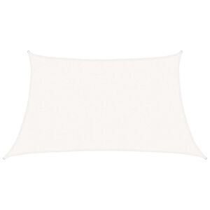 vidaXL P&acirc;nză parasolar, alb, 3/4x2 m, HDPE, 160 g/m&sup2;