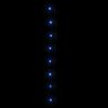 vidaXL Instalație cu 600 LED-uri, albastru, 60 m, PVC