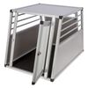 Kerbl Cutie de transport pentru c&acirc;ini Barry 92x65x65,5 cm aluminiu