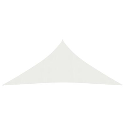 vidaXL Pânză parasolar, alb, 4x5x5 m, HDPE, 160 g/m²