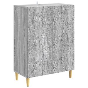 vidaXL Bufet Sonoma gri 66 x 34,5 x 90 cm Lemn prelucrat