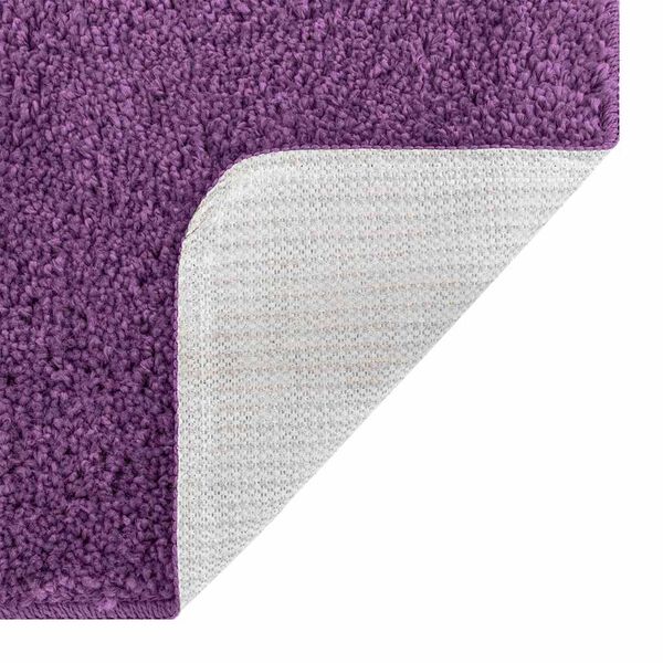 vidaXL Covoare de baie anti-derapante Violet 60 x 90 cm PP