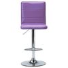 vidaXL Scaun de bar, mov, piele ecologică