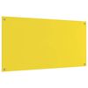 vidaXL Spate de bucătărie Galben 120 x 60 x 0,6 cm sticlă securizată