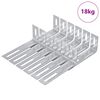 vidaXL Bracket anti-tiltare 1268 Argintiu 74,5 x 15 x 32 mm Fier