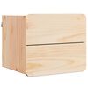 vidaXL Noptieră 2 pcs natural 39 x 34 x 33 cm Lemn masiv de pin