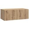 vidaXL Oglindă TV montată pe perete Stejar Artizanal 78,5 x 41 x 30 cm