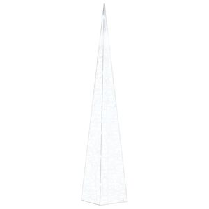 vidaXL Con de lumină cu LED decorativ, alb rece, 90 cm, acrilic