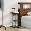 vidaXL Dulap de noapte Stejar &icirc;nchis 41,5 x 26 x 60,5 cm Lemn compozit