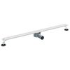vidaXL Scurgere de duș la 360&deg; cu model subțire Argintiu 100 cm