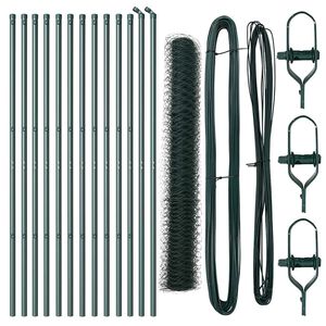 vidaXL St&acirc;lp de gard. Verde