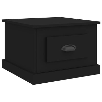 vidaXL Măsuță de cafea, negru, 50x50x35 cm, lemn compozit