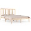 vidaXL Cadru de pat, 140x190 cm, lemn masiv de pin