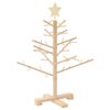 vidaXL Brad de Crăciun din lemn natural 75 cm Lemn masiv de pin