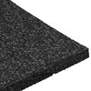 vidaXL Pat din granulate de cauciuc Negru 9 x 9 x 0,6 cm Cauciuc