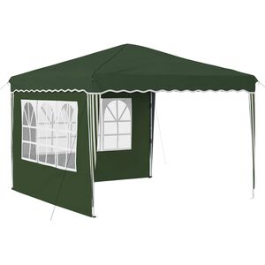 vidaXL Cort de Petrecere Pop-up 288 x 288 x 245 cm Verde