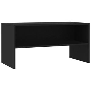 vidaXL Dulap TV, negru, 80x40x40 cm, lemn prelucrat