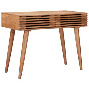 vidaXL Birou Handmade Culoare exactă: Maro Teak Lemn Solid de Acacia