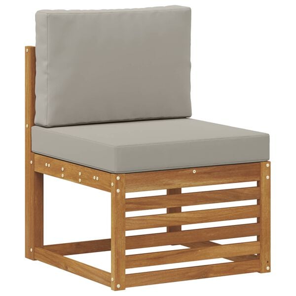 vidaXL Seturi de canapele cu pernă 10 pcs Gri natural și deschis