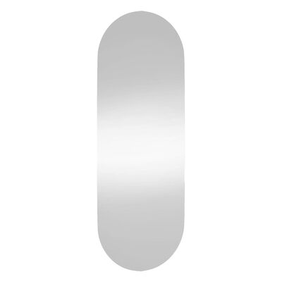 vidaXL Oglindă de perete, 15x40 cm, oval, sticlă