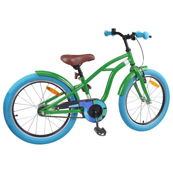 vidaXL Bicicletă pentru Copii 20 Inci pentru 6-11 ani Verde