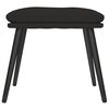 vidaXL Taburet, negru, 45x29,5x35 cm, material textil