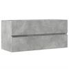 vidaXL Dulap de chiuvetă, gri beton, 100x38,5x45 cm, PAL