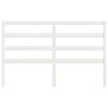 vidaXL Tăblie de pat, alb, 146x4x100 cm, lemn masiv de pin