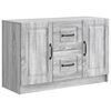 vidaXL Bufet Sonoma gri 89 x 34,5 x 57 cm Lemn prelucrat