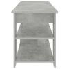 vidaXL Suport pentru TV Gri din beton 100 x 40 x 50 cm