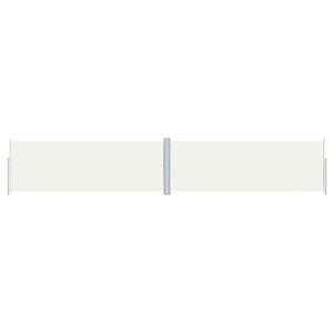 vidaXL Copertină laterală retractabilă, crem, 180x1000 cm