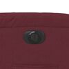 vidaXL Fotoliu rabatabil electric, roșu vin, material textil