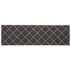 vidaXL Covor de bucătărie Antracit &icirc;n carouri 150 x 45 cm
