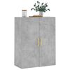 vidaXL Dulap cu montaj pe perete, gri beton, 69,5x34x90 cm