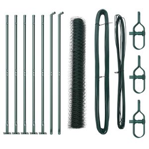 vidaXL St&acirc;lp de gard. Verde