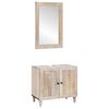vidaXL Set de mobilier pentru baie 2 buc. Alb 62 x 33 x 58 cm