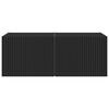 vidaXL Dulap TV de perete 2 pcs Negru 60 x 31 x 29.5 cm Lemn compozit