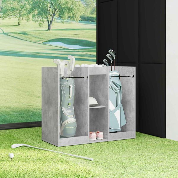 vidaXL Dulap Golf Simplu Gri din beton 102 x 45 x 85,5 cm
