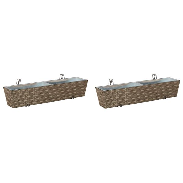 vidaXL Balustradă Metal